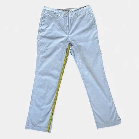 Talbots Gray/Off-White Cotton Chinos - Picture 6 of 10